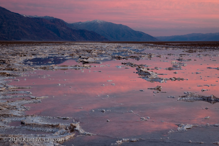Magical light in Death Valley