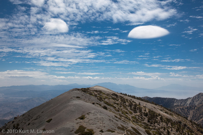 UFOs over Mount Harwood