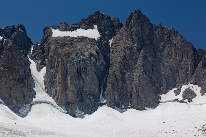 North Palisade (left) and Starlight Peak