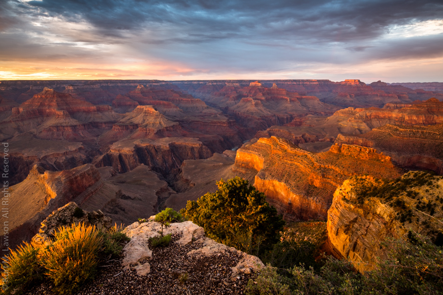 Sunset at Hopi Point in the Grand Canyon