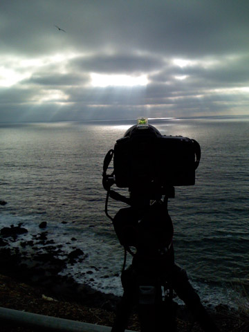 Rig for this time lapse: Canon 20d on Manfrotto 055MF4