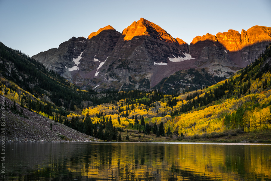 Fall Maroon Bells Sunrise