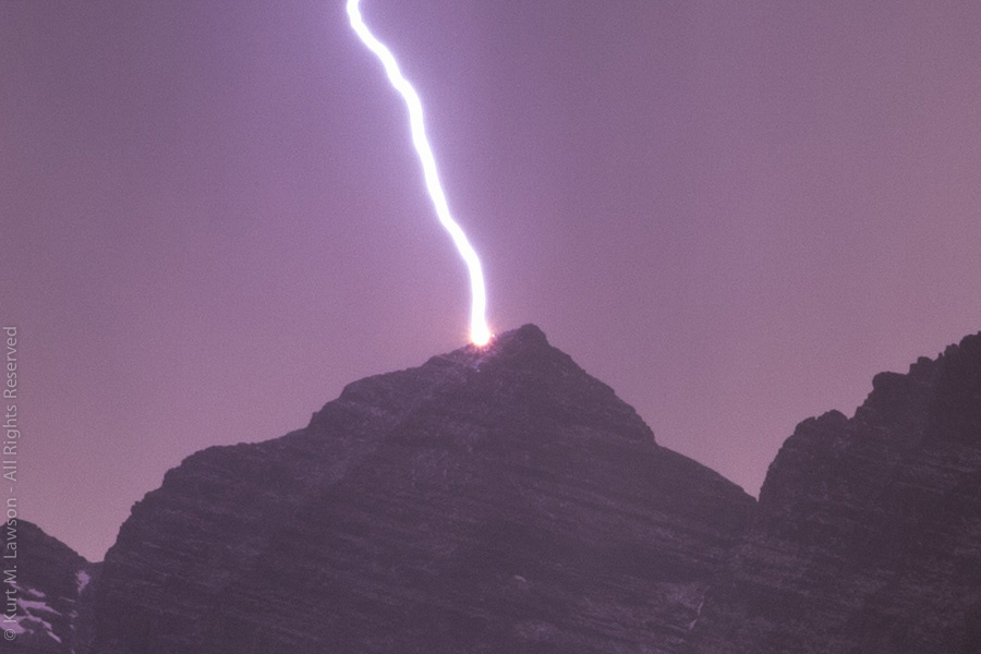 100% Crop of the Strike